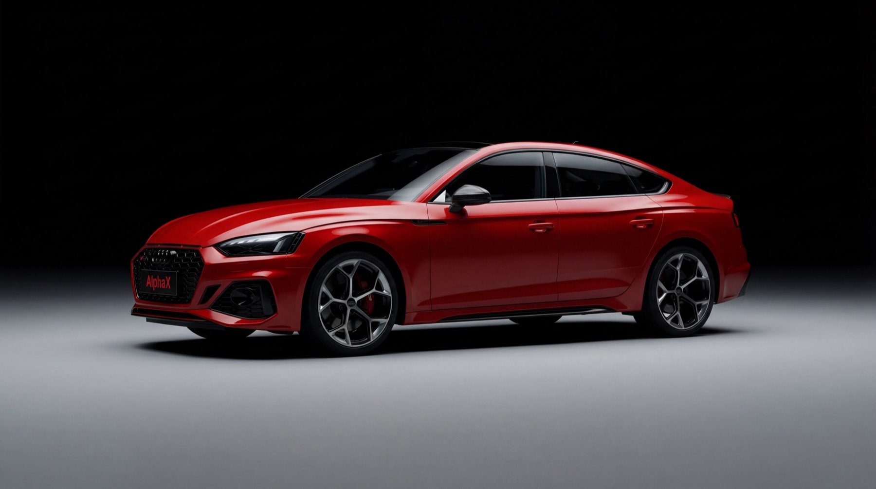 Red studio automotive AIGC visual