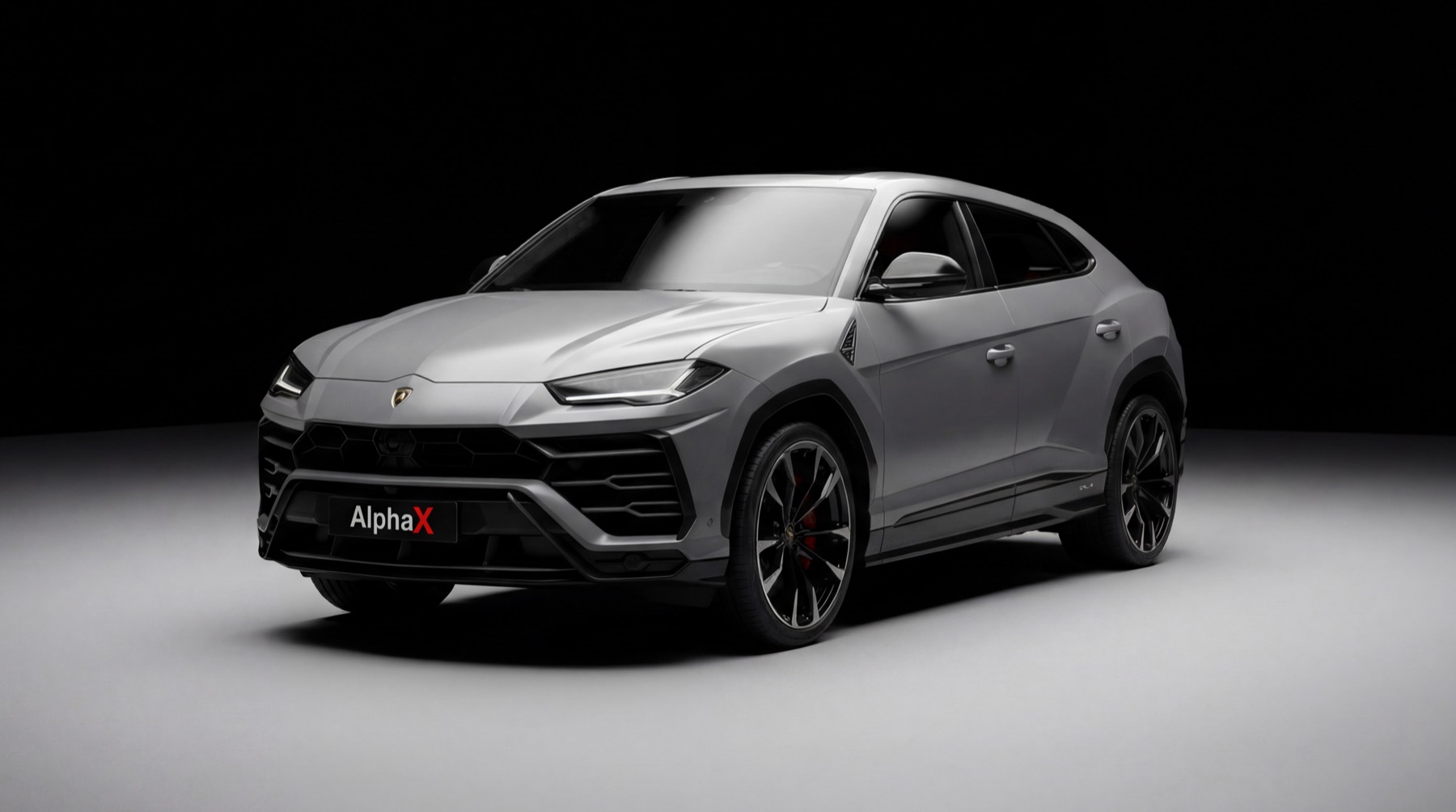 Silver SUV AIGC studio visual